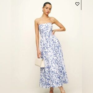 Monette Linen dress by Reformation, size 2